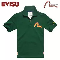 t shirt evisu coton discount hombre 2013 japan fiery dragon vert